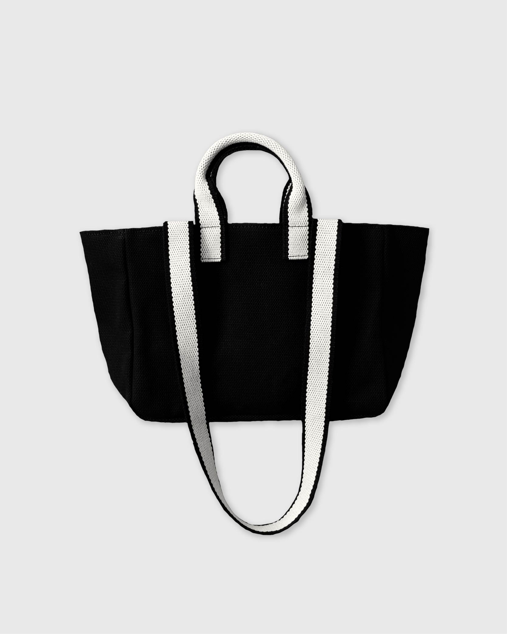 언폴드,unfold,에코백,파우치,천가방,친환경가방,Mini Two-tone Strap Bag (black)