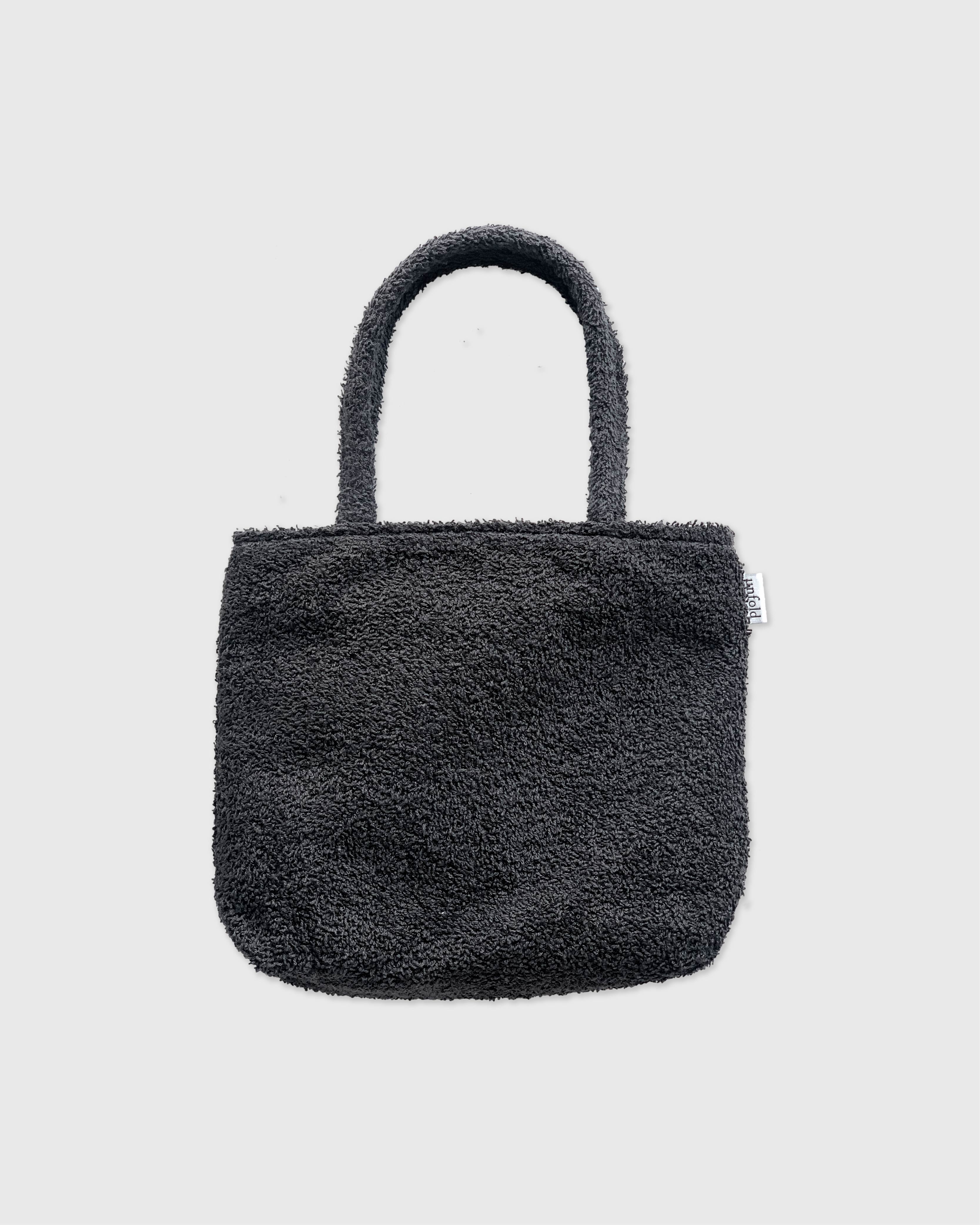 언폴드,unfold,에코백,파우치,천가방,코스터,백팩,스크런치Terry mini bag (Charcoal)