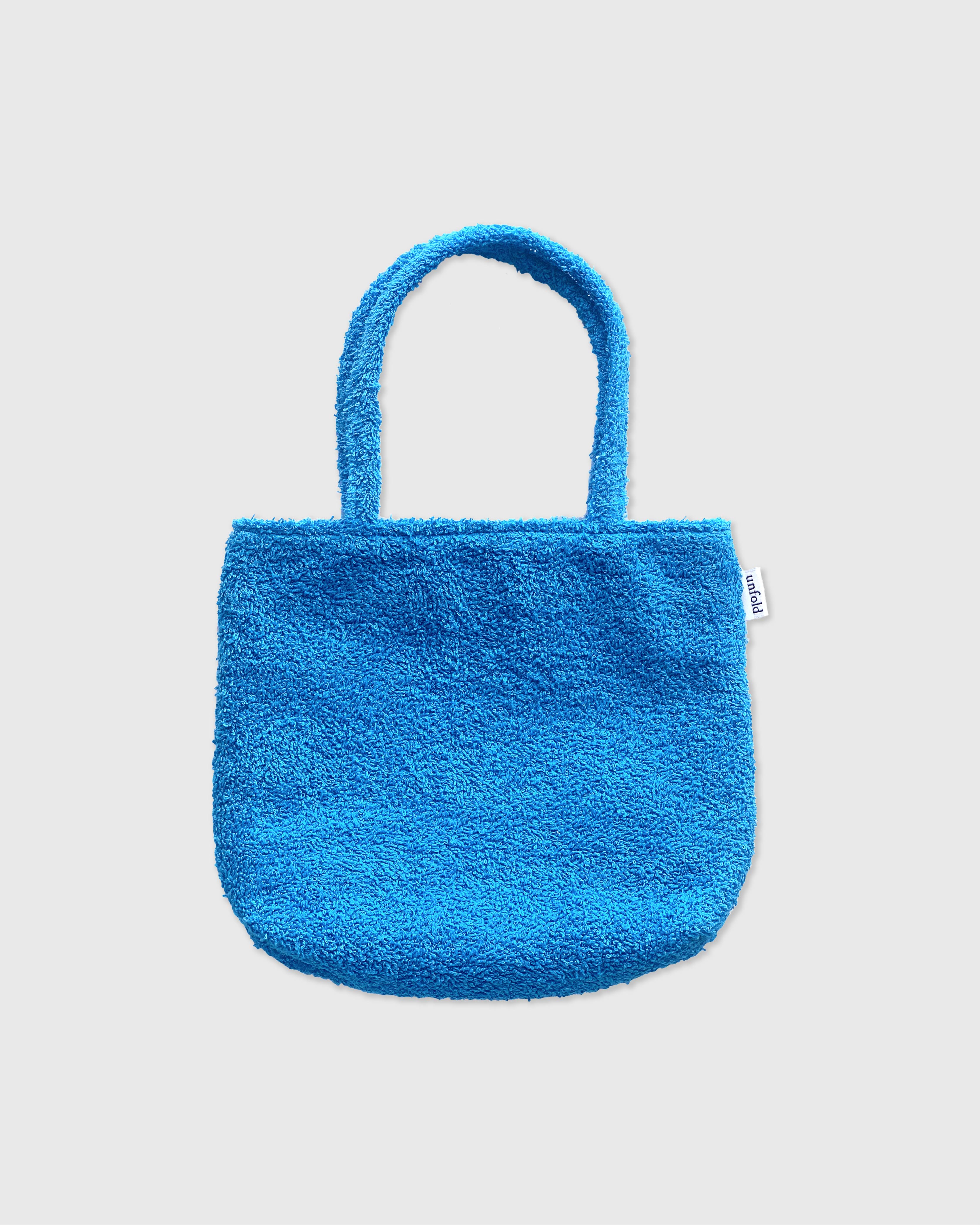 언폴드,unfold,에코백,파우치,천가방,코스터,백팩,스크런치Terry mini bag (blue)